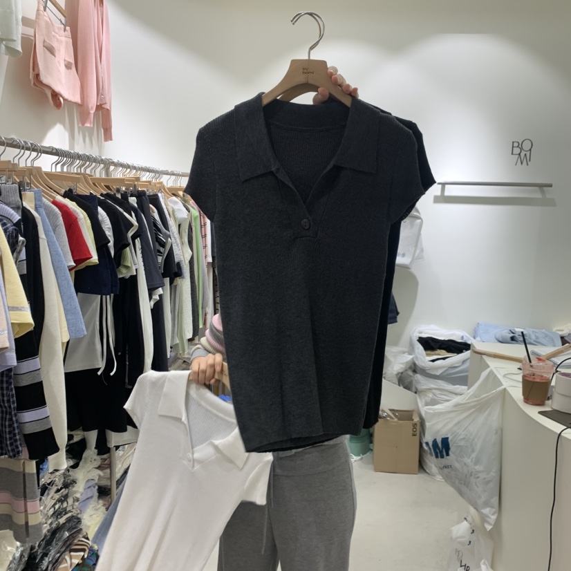 BY BOMI韓國直郵女裝新款時尚人氣26春夏熱賣休閑針織衫BY BOMI針織衫圖色3