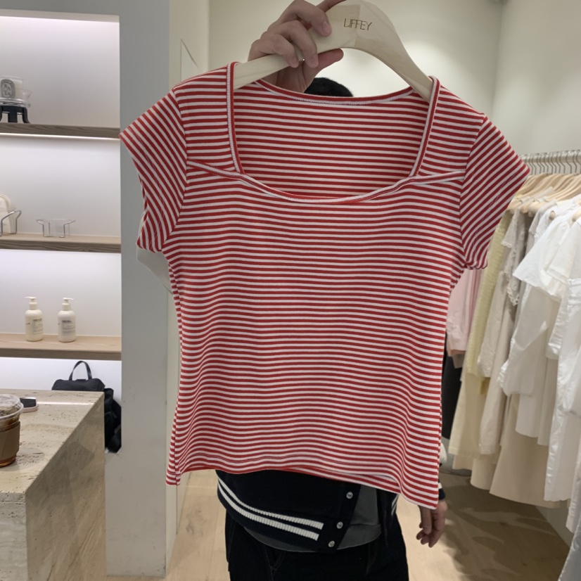 LIFFEY韓國東大門代購女士新品推薦人氣休閑熱賣時尚職業T恤LIFFEYT恤圖色2