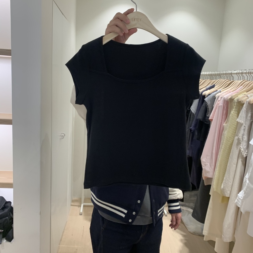 LIFFEY韓國東大門代購女士新品推薦人氣休閑熱賣時尚職業T恤LIFFEYT恤圖色4