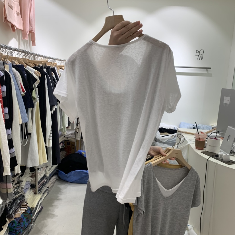 BY BOMI韓國代購女裝新款推薦26春夏人氣職業熱賣休閑T恤BY BOMIT恤