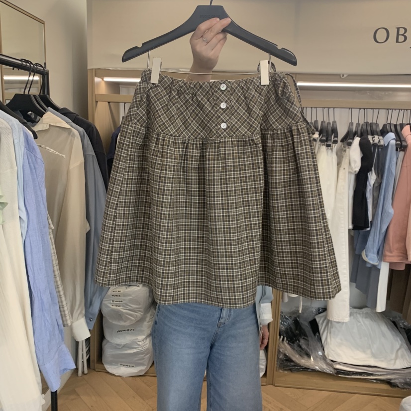 OBJET/LOVEUSU韓國直郵女裝新品人氣時尚26春夏半身裙中短裙OBJET/LOVEUSU半身裙/中短裙圖色2