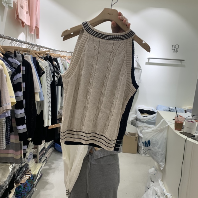 BY BOMI韓國東大門直郵女士新款熱賣人氣推薦吊帶背心露肩BY BOMI吊帶/背心圖色2