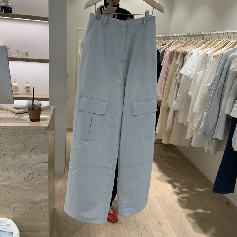 LIFFEY韓國代購女士新品26春夏時尚職業熱賣休閑休閑褲絲綢LIFFEY休閑褲圖色2