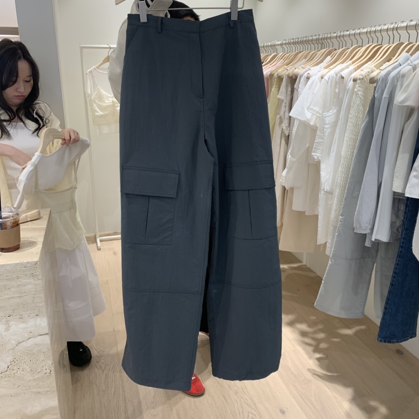 LIFFEY韓國代購女士新品26春夏時尚職業熱賣休閑休閑褲絲綢LIFFEY休閑褲圖色3