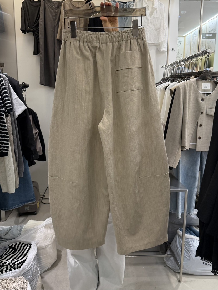 THE SIL韓國東大門直郵女士新品推薦26春夏休閑休閑褲海軍THE SIL/1 2ILLY休閑褲