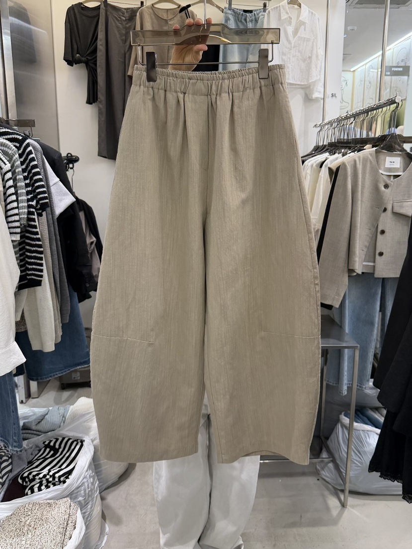 THE SIL韓國東大門直郵女士新品推薦26春夏休閑休閑褲海軍THE SIL/1 2ILLY休閑褲圖色2