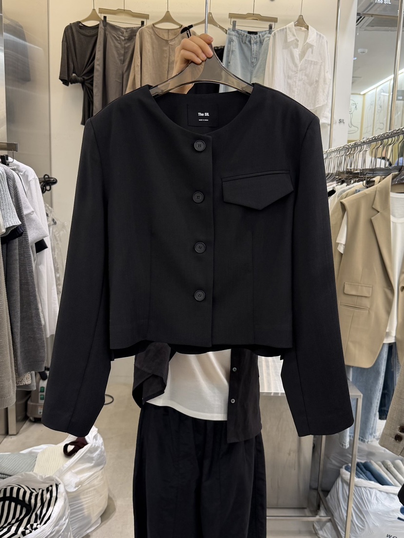 THE SIL韓國代購女士新款時尚熱賣26春夏休閑職業人氣夾克THE SIL/1 2ILLY夾克圖色2