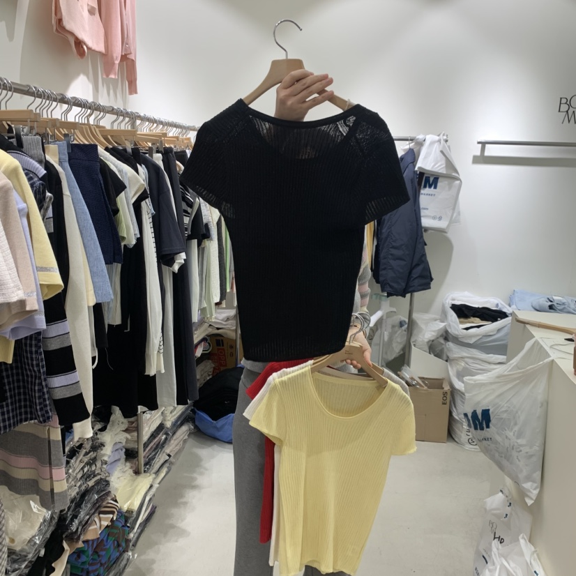 BY BOMI韓國東大門直郵女裝新款推薦人氣熱賣休閑時尚T恤BY BOMIT恤