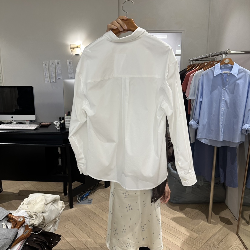 BRUSH-P/MULETTE韓國代購女士新款人氣休閑熱賣襯衫蕾絲衫BRUSH-P/MULETTE襯衫/蕾絲衫