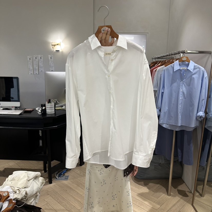 BRUSH-P/MULETTE韓國代購女士新款人氣休閑熱賣襯衫蕾絲衫BRUSH-P/MULETTE襯衫/蕾絲衫圖色1