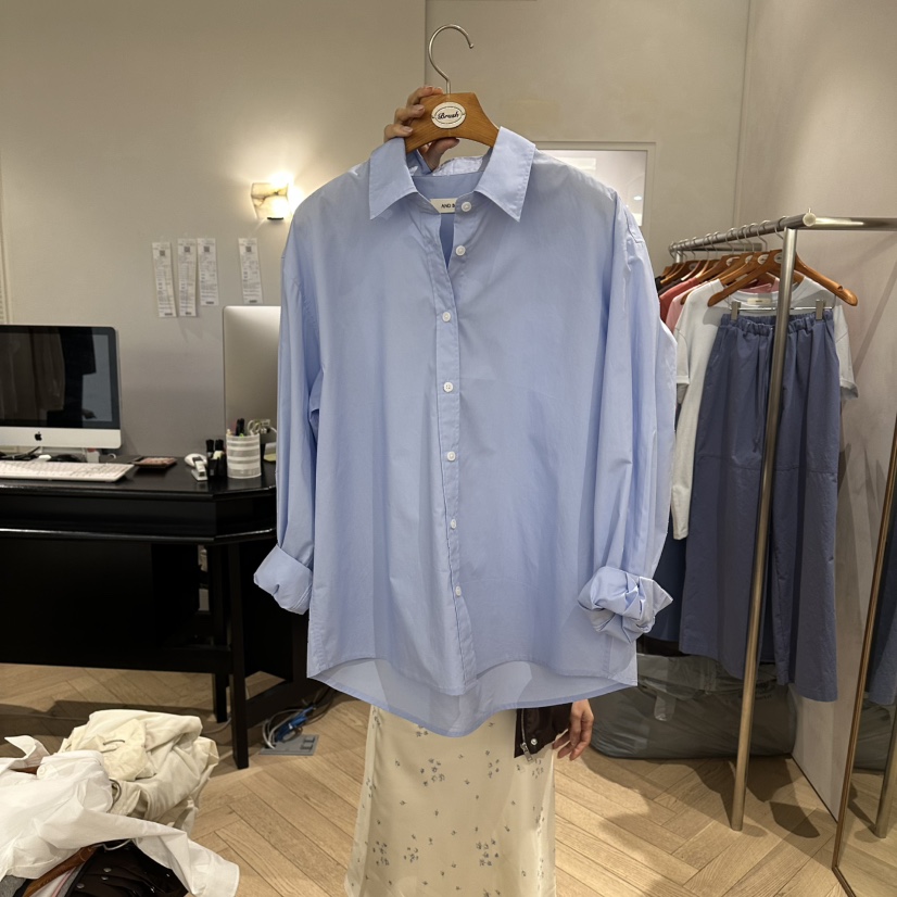 BRUSH-P/MULETTE韓國代購女士新款人氣休閑熱賣襯衫蕾絲衫BRUSH-P/MULETTE襯衫/蕾絲衫圖色2