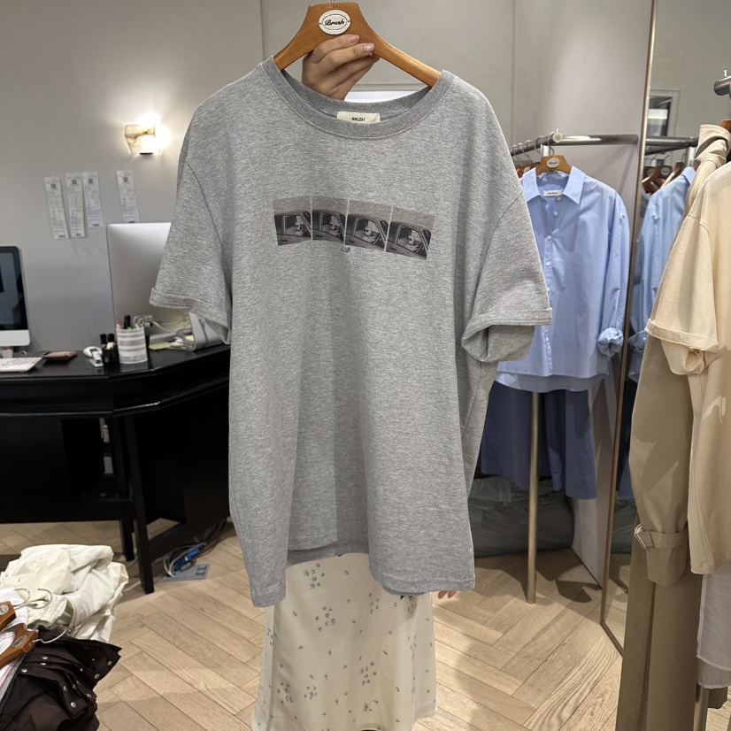 BRUSH-P/MULETTE韓國直郵實拍女裝新品職業熱賣推薦T恤BRUSH-P/MULETTET恤圖色3