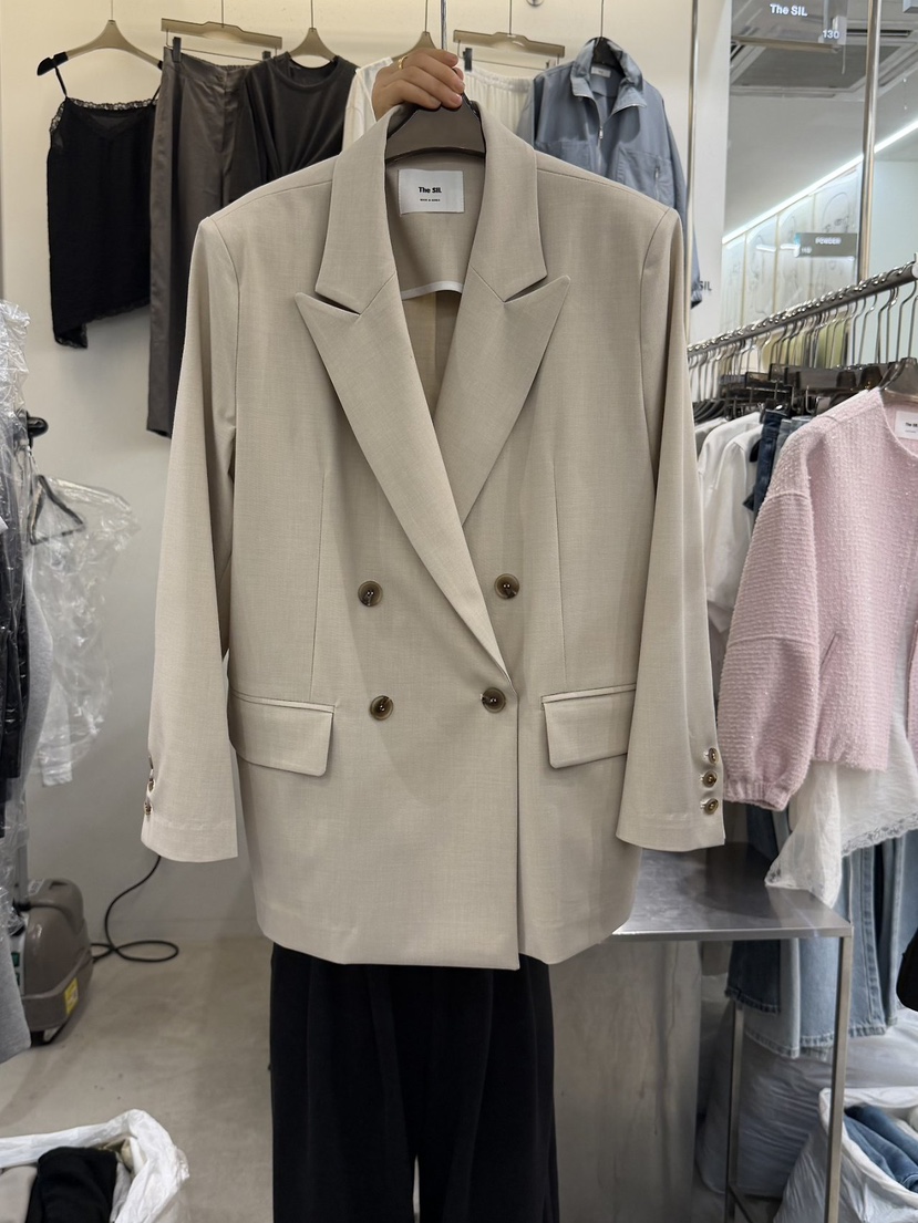 THE SIL韓國代購女裝新品時尚休閑推薦人氣26春夏熱賣夾克THE SIL/1 2ILLY夾克圖色1