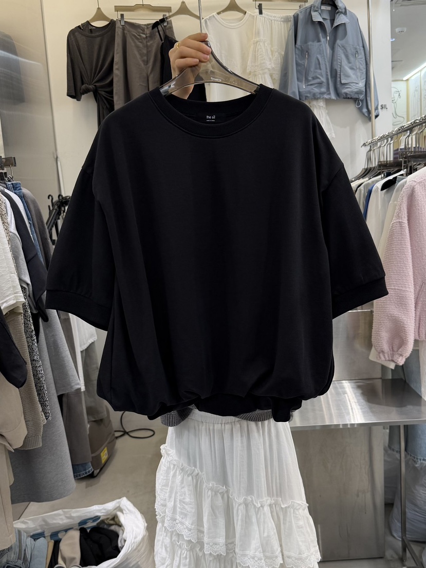 THE SIL韓國代購女裝新品人氣時尚休閑推薦26春夏熱賣T恤THE SIL/1 2ILLYT恤圖色2