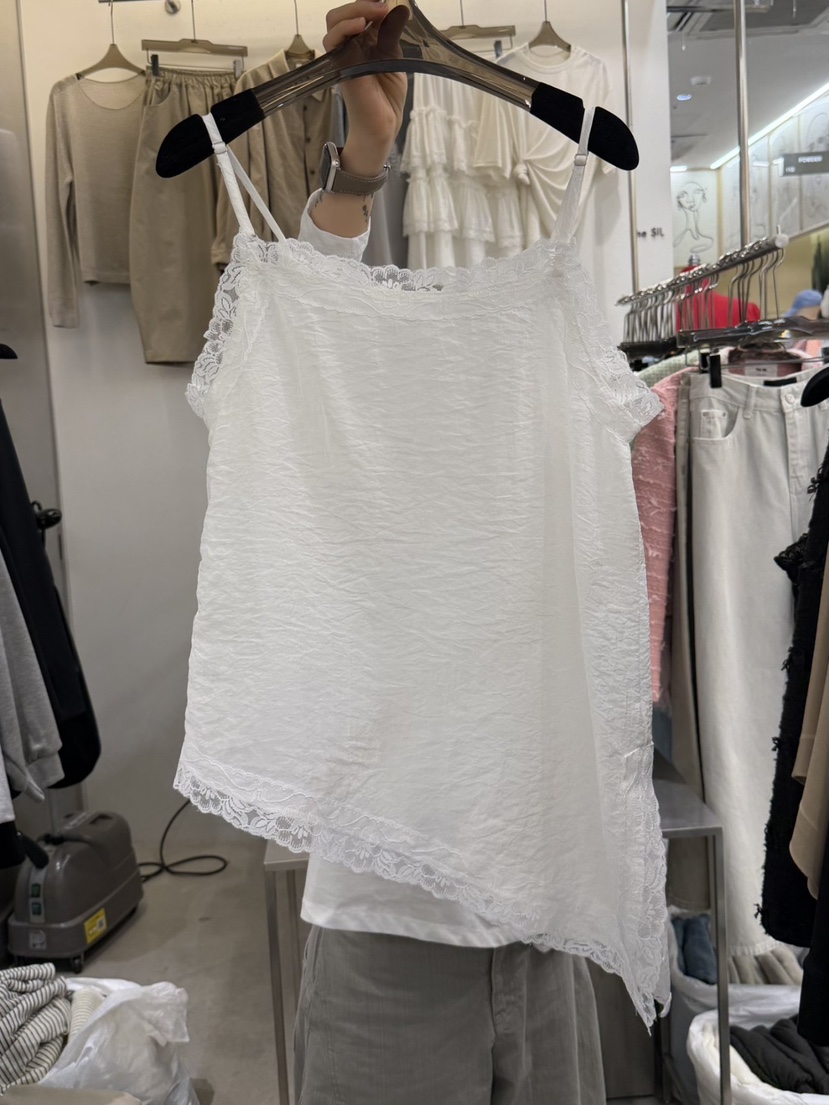 THE SIL韓國直郵實拍女裝新品推薦職業熱賣吊帶背心短款THE SIL/1 2ILLY吊帶/背心