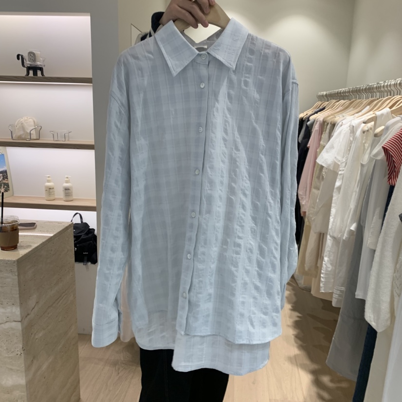 LIFFEY韓國直郵女士新款人氣時尚休閑推薦職業襯衫蕾絲衫LIFFEY襯衫/蕾絲衫圖色1