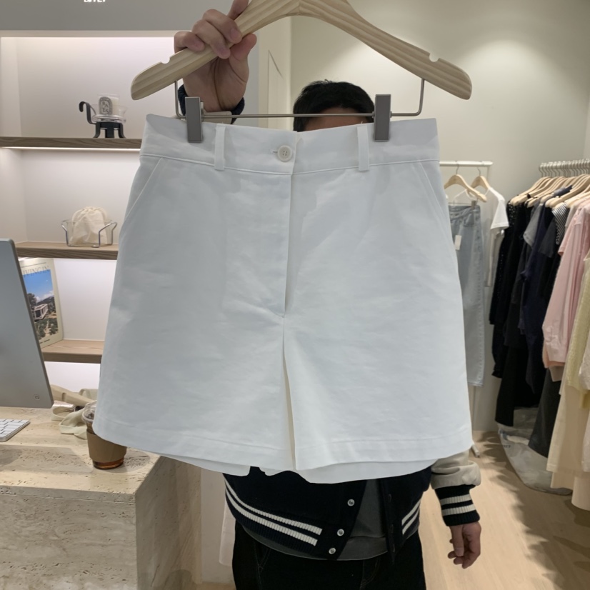 LIFFEY韓國直郵實拍女士新款26春夏休閑熱賣職業時尚短褲棉LIFFEY短褲圖色1