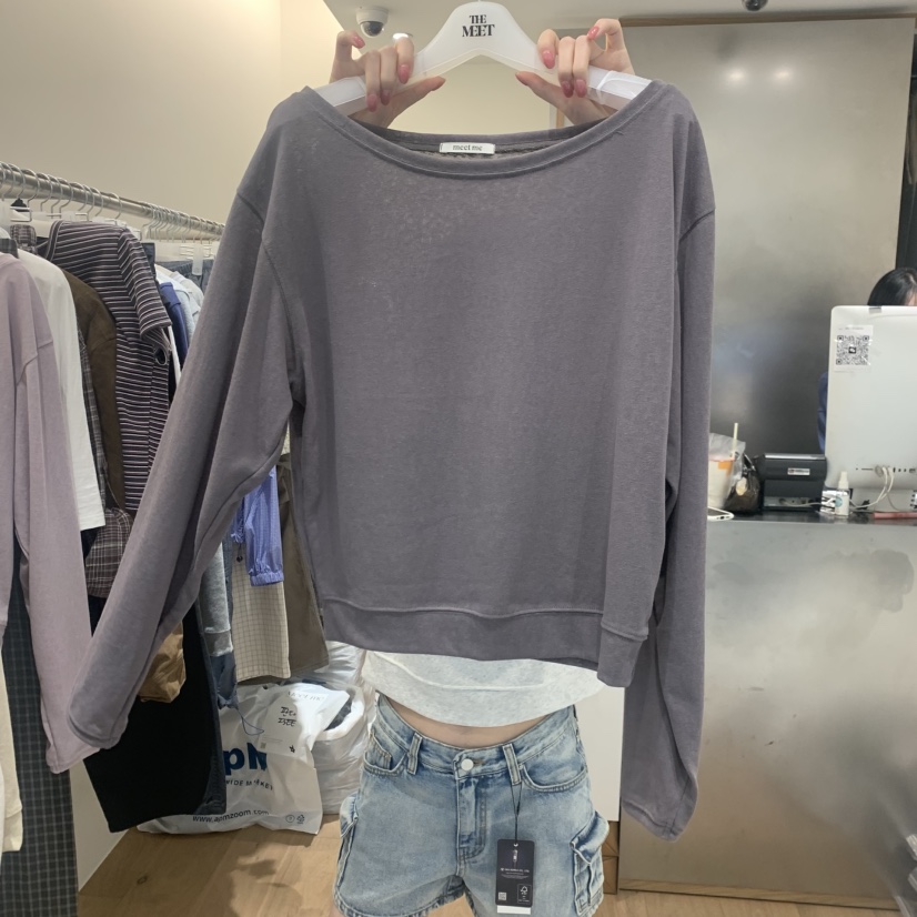 MEET ME韓國東大門直郵女裝新品休閑人氣職業推薦長袖T恤MEET ME長袖T恤圖色2