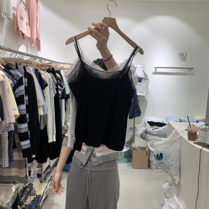 BY BOMI韓國東大門代購女士新款推薦人氣職業26春夏吊帶背心BY BOMI吊帶/背心