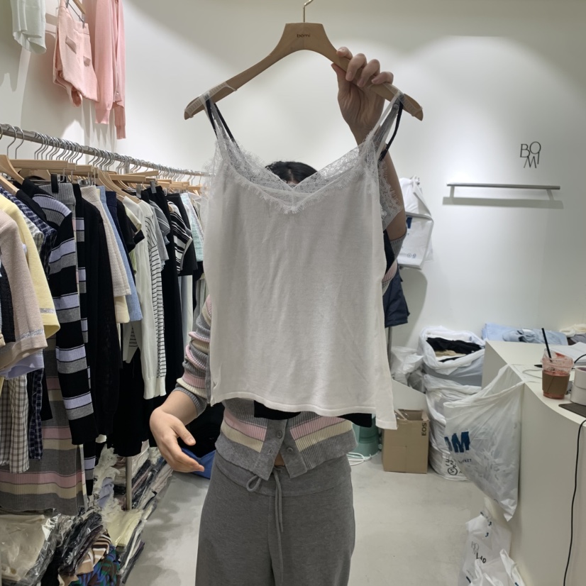 BY BOMI韓國東大門代購女士新款推薦人氣職業26春夏吊帶背心BY BOMI吊帶/背心圖色1