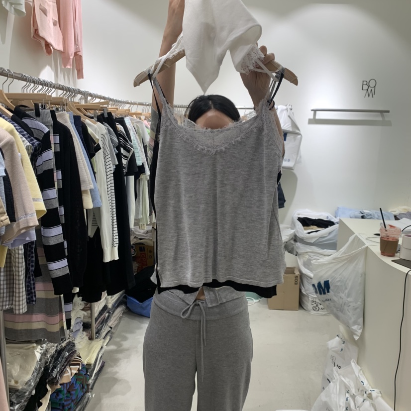 BY BOMI韓國東大門代購女士新款推薦人氣職業26春夏吊帶背心BY BOMI吊帶/背心圖色2