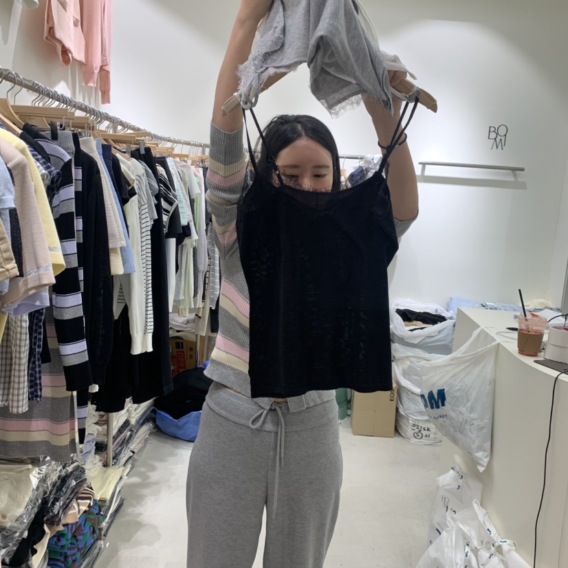 BY BOMI韓國東大門代購女士新款推薦人氣職業26春夏吊帶背心BY BOMI吊帶/背心圖色3