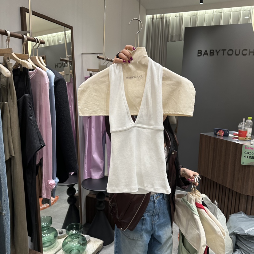 BABYTOUCH韓國東大門直郵女裝新款推薦26春夏時尚吊帶背心BABYTOUCH吊帶/背心圖色1