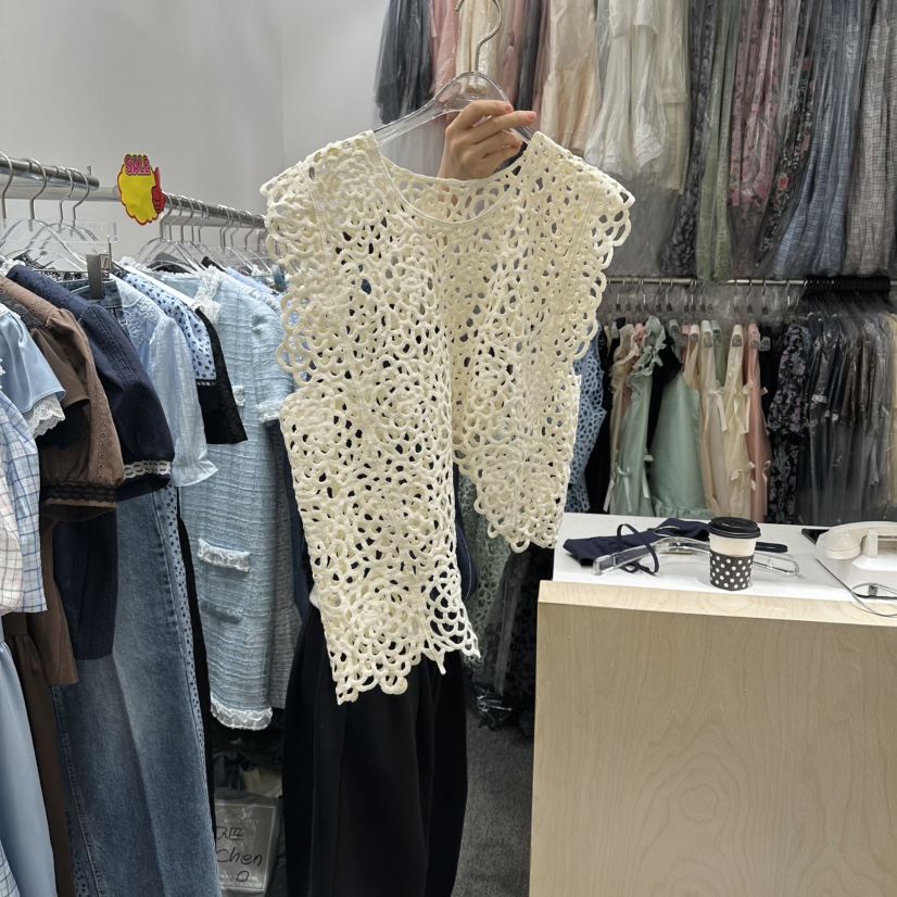 NAPKIN韓國東大門代購女士新款時尚熱賣26春夏吊帶背心不對稱NAPKIN吊帶/背心圖色2