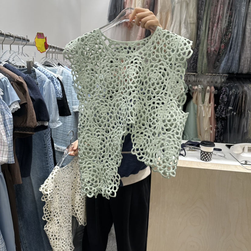 NAPKIN韓國東大門代購女士新款時尚熱賣26春夏吊帶背心不對稱NAPKIN吊帶/背心圖色3