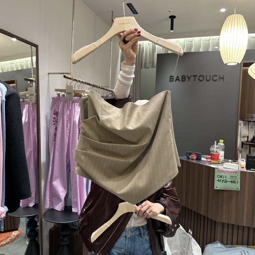 BABYTOUCH韓國代購女士新款職業26春夏休閑推薦時尚吊帶背心BABYTOUCH吊帶/背心圖色1