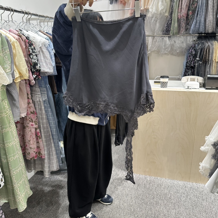 NAPKIN韓國代購女裝新款推薦熱賣人氣26春夏半身裙中短裙NAPKIN半身裙/中短裙圖色2