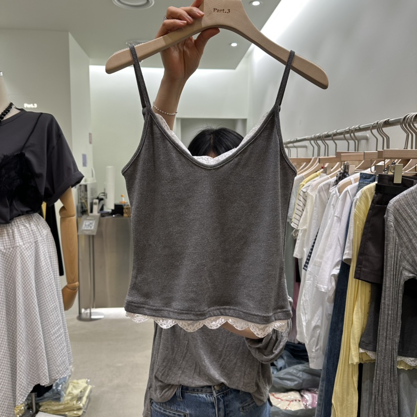 PART3韓國東大門直郵女裝新款休閑職業時尚人氣26春夏吊帶背心Part.3吊帶/背心圖色1