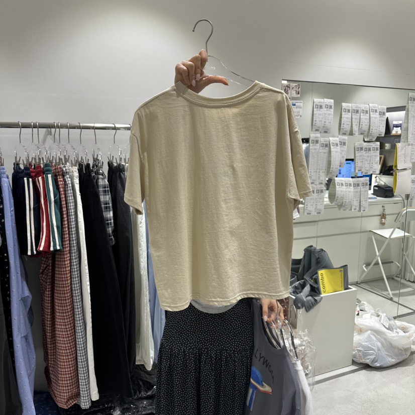 COMBO韓國直郵女士新品休閑時尚人氣26春夏職業熱賣推薦T恤COM_BOT恤