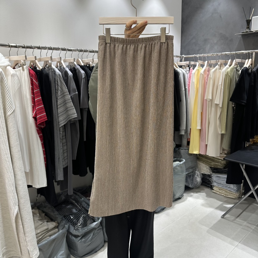 OPEN韓國直郵女裝新款推薦時尚26春夏熱賣人氣休閑長裙褶裙OPEN長裙