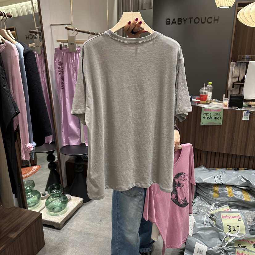 BABYTOUCH韓國東大門直郵女士新款人氣推薦休閑時尚熱賣T恤BABYTOUCHT恤