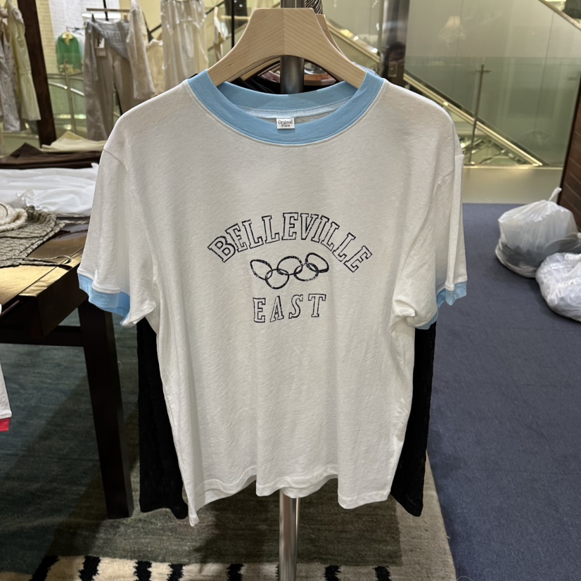 FURE韓國東大門直郵女士新款休閑熱賣職業人氣推薦26春夏T恤FURET恤圖色1