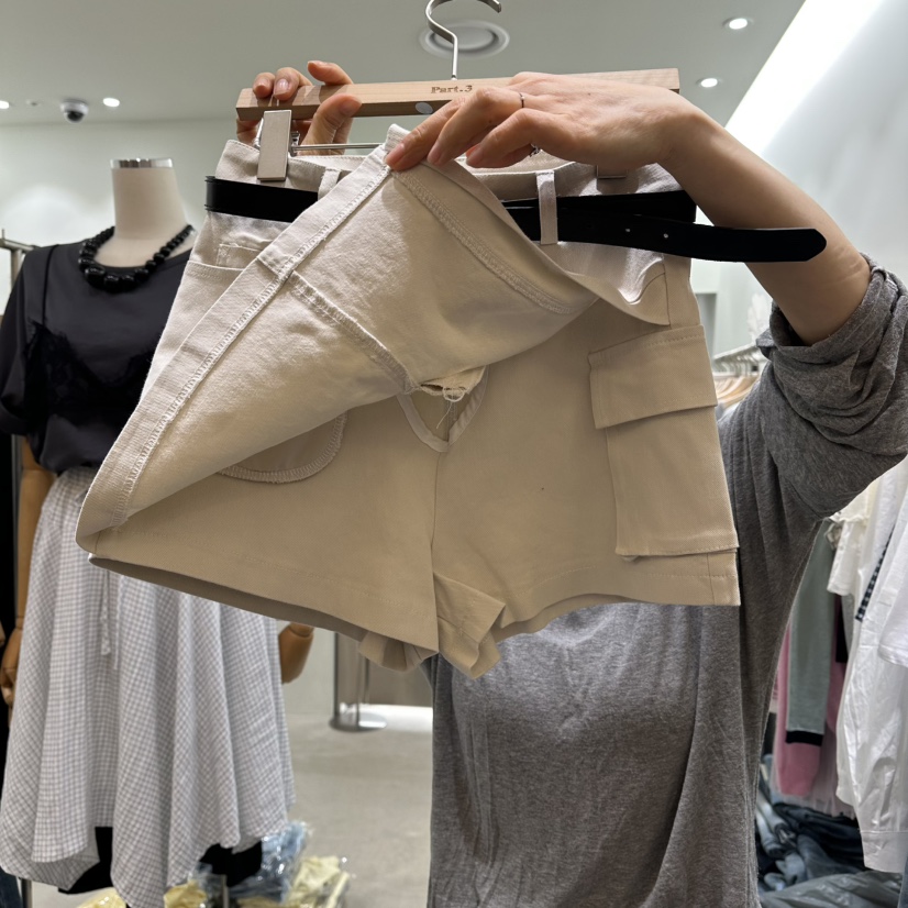PART3韓國代購女裝新品推薦熱賣時尚人氣職業短褲含腰帶工裝Part.3短褲
