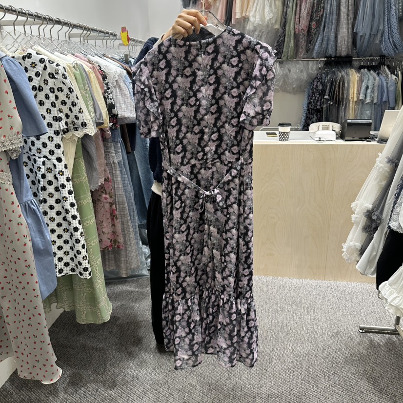 NAPKIN韓國直郵實拍女裝新款職業時尚26春夏推薦休閑連衣裙NAPKIN連衣裙