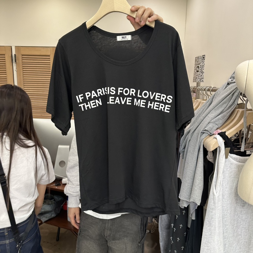 NUT韓國東大門代購女裝新款人氣職業休閑推薦26春夏時尚T恤NUTT恤圖色3