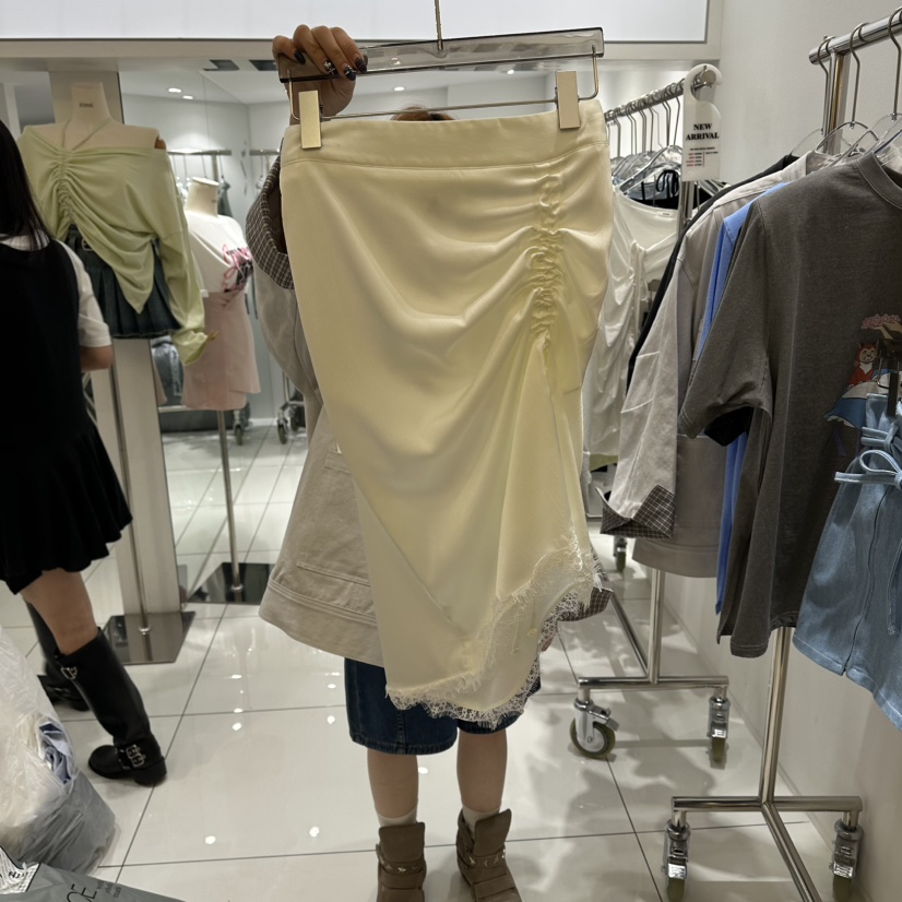 JENNIE韓國代購女裝新品時尚職業休閑推薦人氣半身裙中短裙JENNIE/VENEFIT半身裙/中短裙圖色1