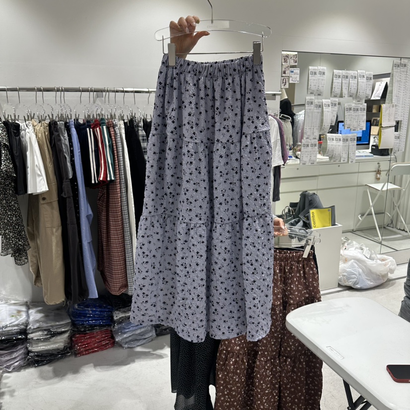 COMBO韓國代購女裝新品推薦26春夏休閑熱賣人氣職業時尚長裙COM_BO長裙圖色1