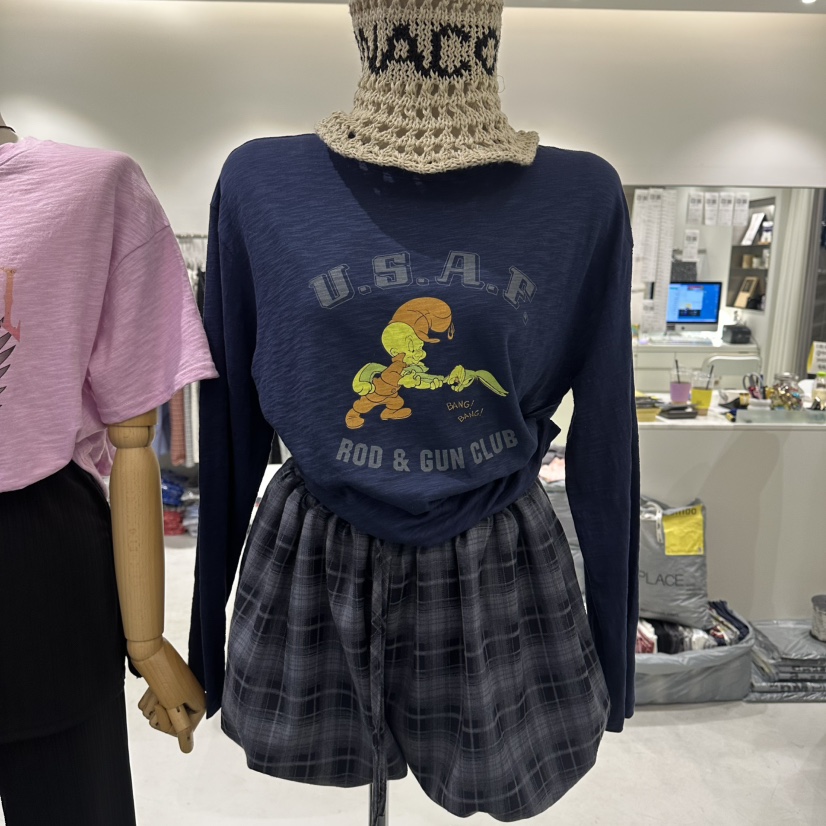 COMBO韓國東大門直郵女裝新品職業人氣休閑26春夏長袖T恤COM_BO長袖T恤圖色3