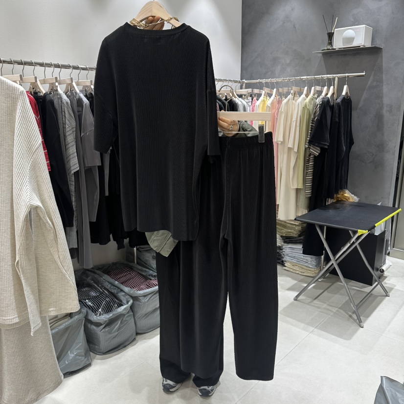 OPEN韓國東大門代購女裝新品職業推薦人氣熱賣套裝套裝褶裥OPEN套裝