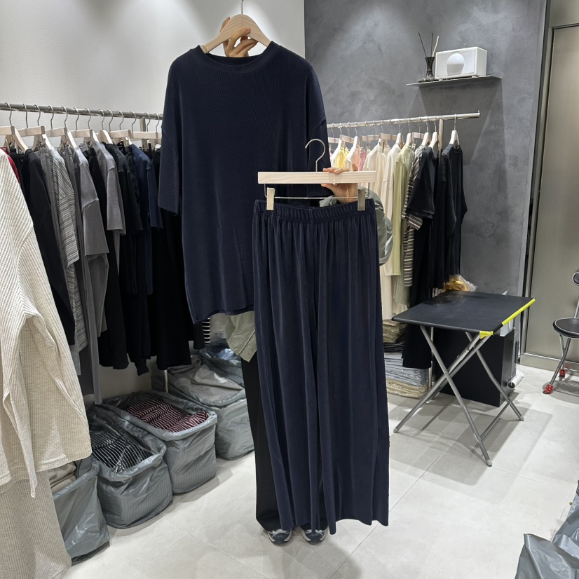 OPEN韓國東大門代購女裝新品職業推薦人氣熱賣套裝套裝褶裥OPEN套裝圖色2