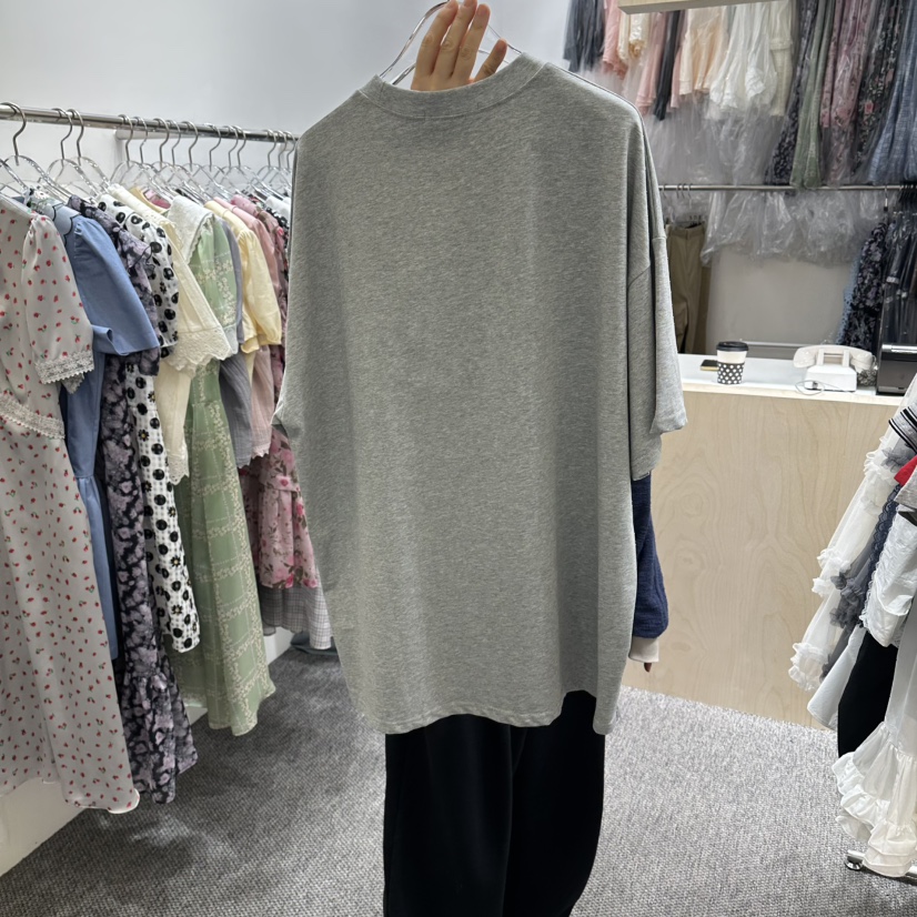 NAPKIN韓國直郵實拍女裝新品熱賣職業人氣休閑26春夏推薦T恤NAPKINT恤