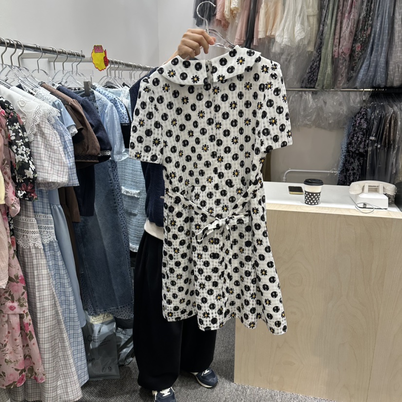 NAPKIN韓國直郵實拍女裝新款職業時尚休閑26春夏推薦連衣裙NAPKIN連衣裙