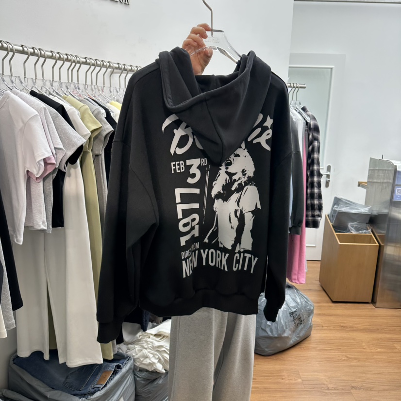 GABIZON韓國東大門代購女裝新款熱賣26春夏夾克拉鏈連帽衫GABIZON夾克