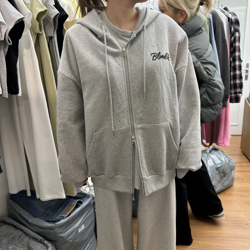 GABIZON韓國東大門代購女裝新款熱賣26春夏夾克拉鏈連帽衫GABIZON夾克圖色1