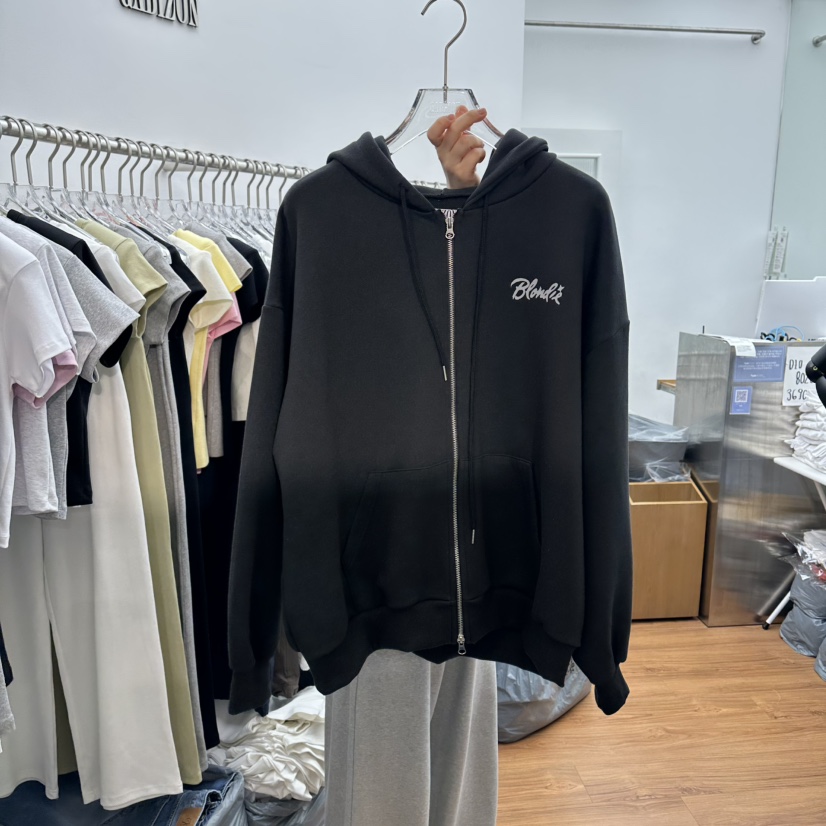 GABIZON韓國東大門代購女裝新款熱賣26春夏夾克拉鏈連帽衫GABIZON夾克圖色2