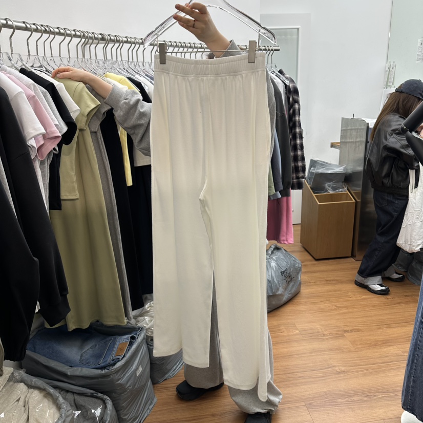 GABIZON韓國直郵女士新款休閑人氣職業時尚26春夏休閑褲羅紋GABIZON休閑褲